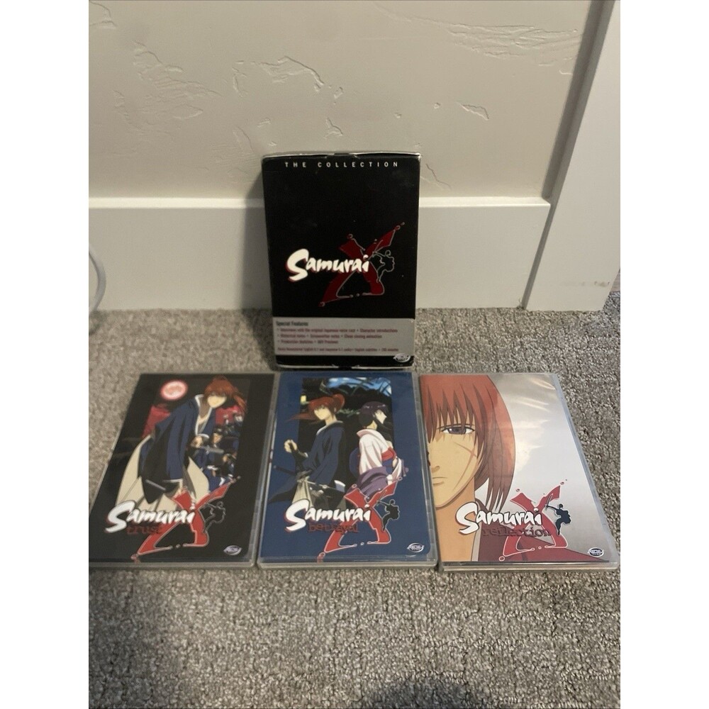 Samurai X: The Collection (3-Disc Anime DVD Set) Rurouni Kenshin
